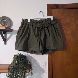 Olive Green Women's Shorts